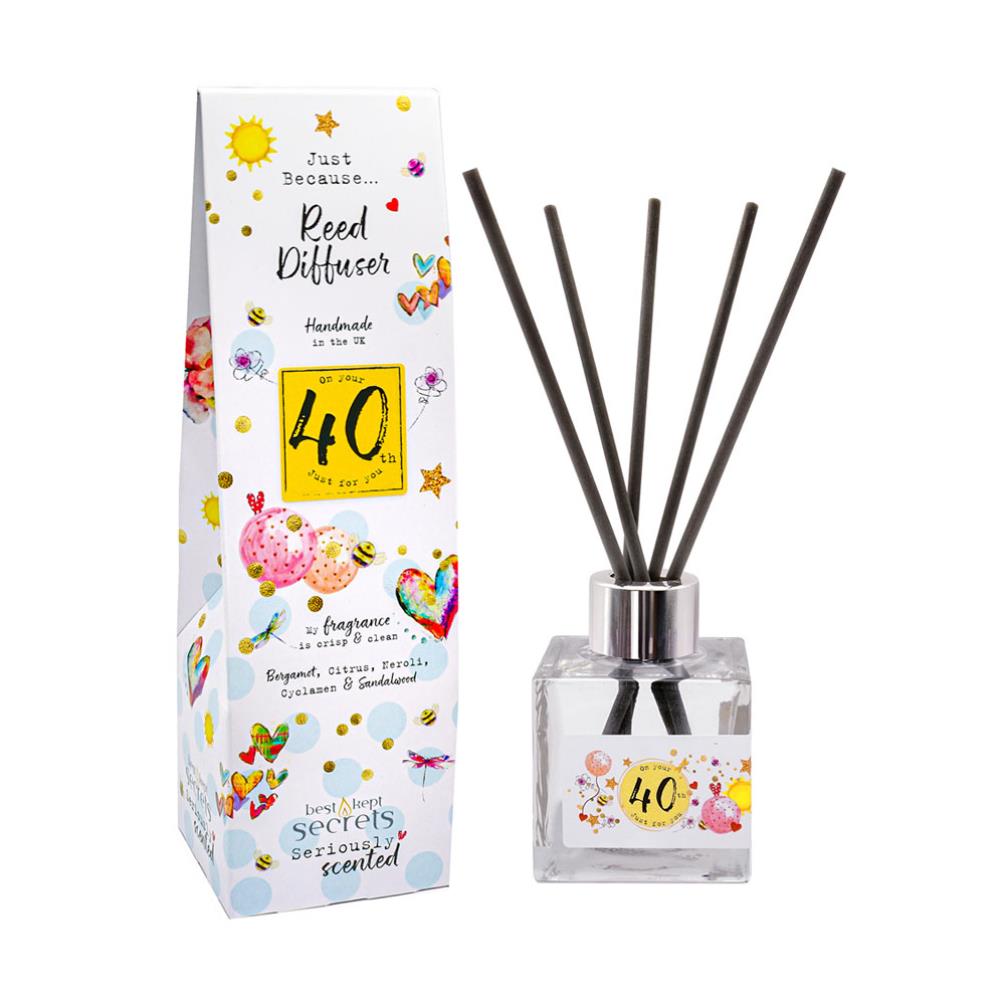 Best Kept Secrets 40th Birthday Sparkly Reed Diffuser - 100ml £13.49